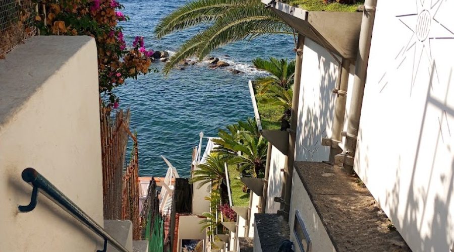 La casa scale per la spiaggia